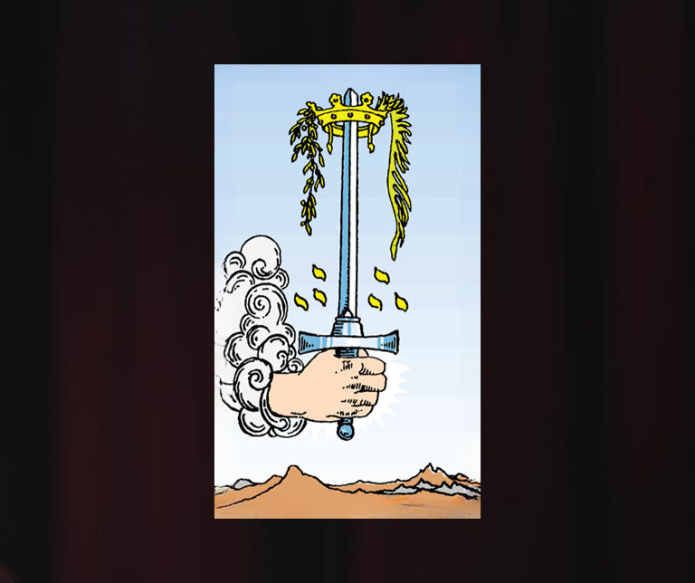 Ás De Espadas No Tarot Anima Tarot